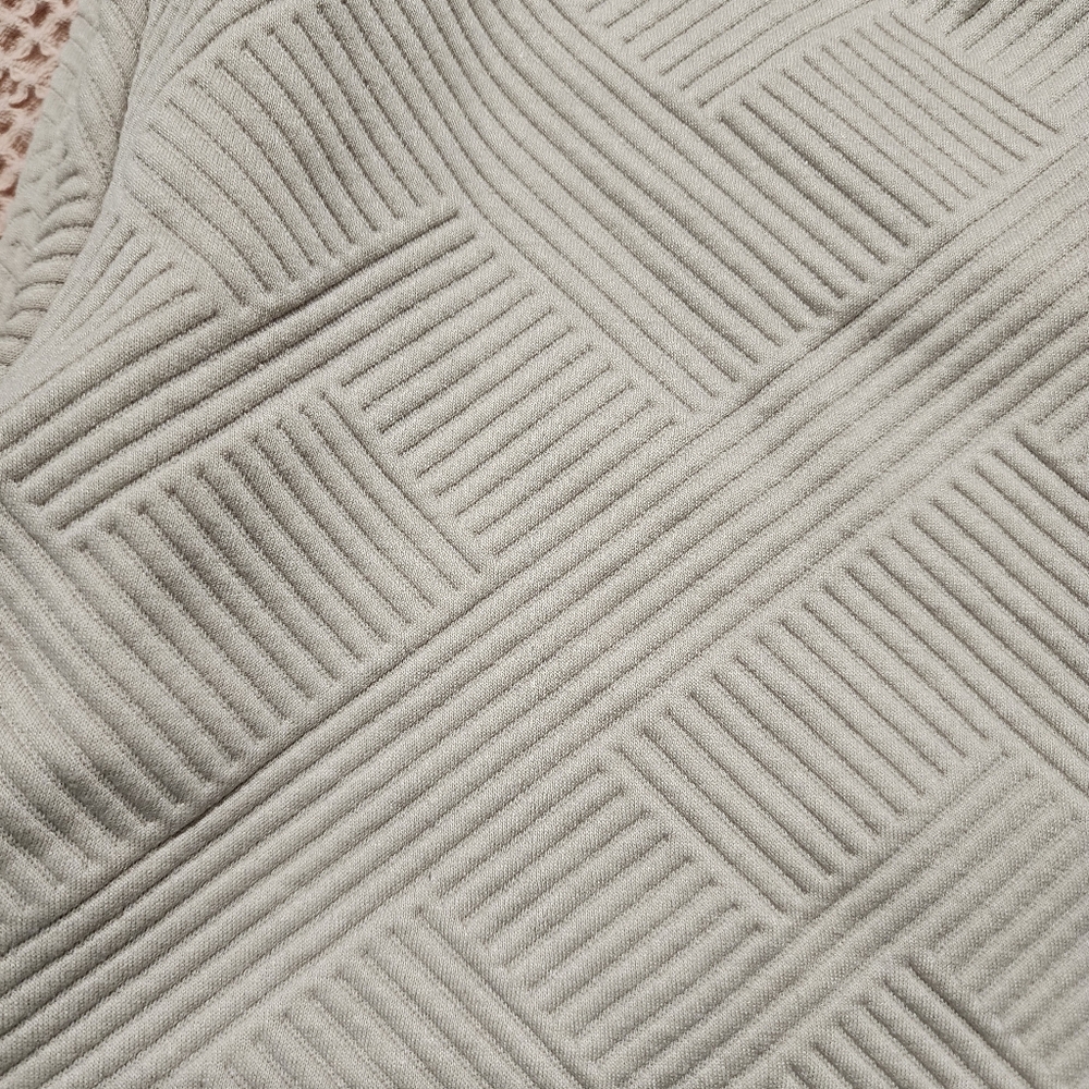 Wide Leg Textured Pants Oatmeal NWT - Picture 7 of 8